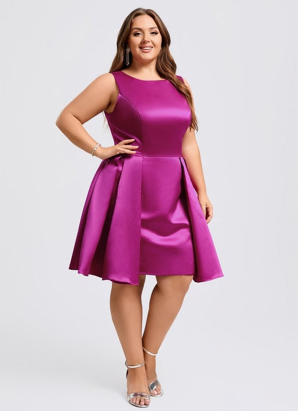 Robe de Soirée Satinée Précieuse - gallery 9