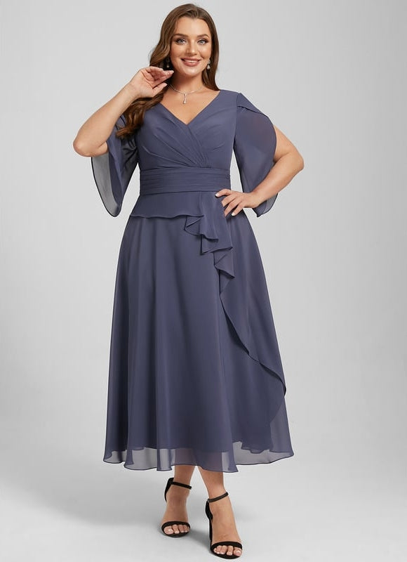 Robe de Soirée Vague Opaline - gallery 7