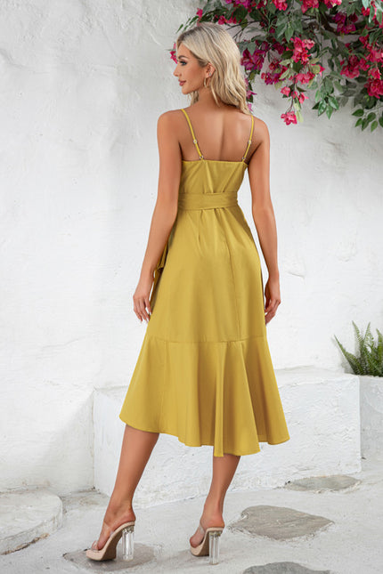 Robe de Soirée Jaune Flottante - gallery 5