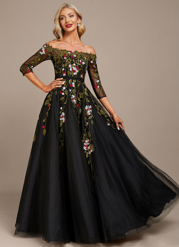 Robe de Soirée Jardin Nocturne Éthéré - gallery 2