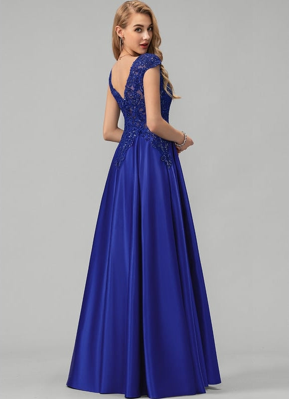 Robe de Soirée Satin Royalty - gallery 3