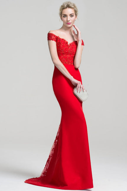 Robe de Soirée Rouge Glamour - gallery 1