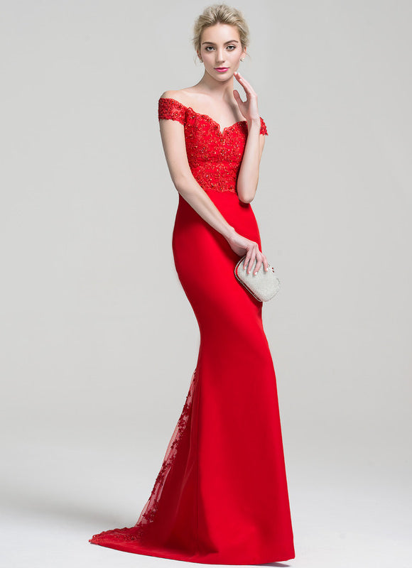 Robe de Soirée Rouge Glamour - gallery 1