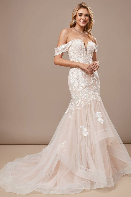 Robe de Soirée Sirène Florale - gallery 2