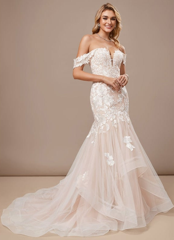 Robe de Soirée Sirène Florale - gallery 2