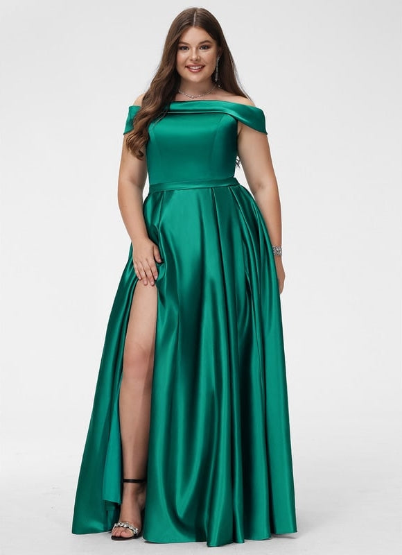 Robe de Soirée Émeraude Silhouette - gallery 8