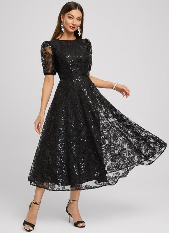 Robe de Soirée Ballet Sombre Magnifique