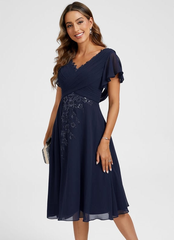 Robe de Soirée Vaporeuse Élégante - gallery 4