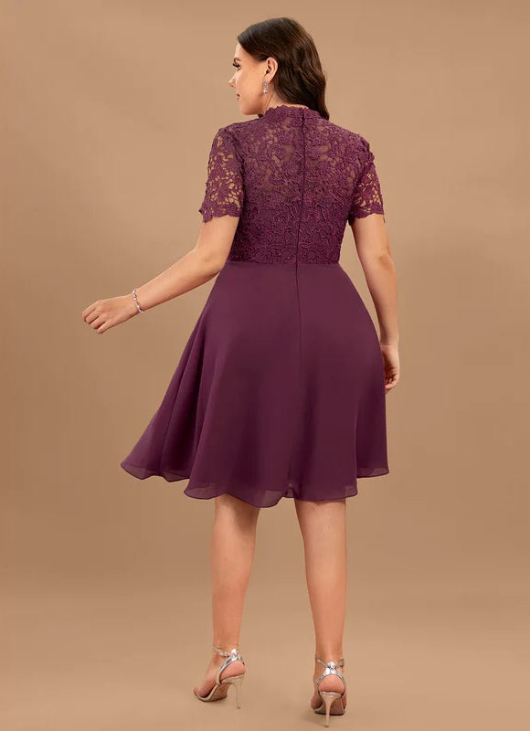 Robe de Soirée Aérienne Bordeaux - gallery 8