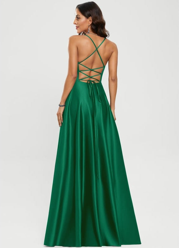 Robe de Soirée Satin Éclairée - gallery 6