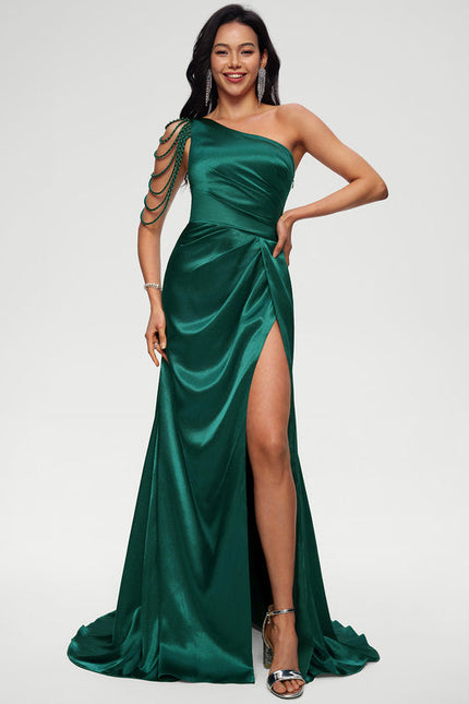 Robe de Soirée Éclat Émeraude Couture