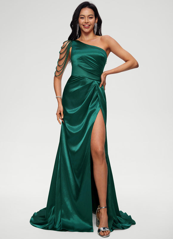 Robe de Soirée Éclat Émeraude Couture