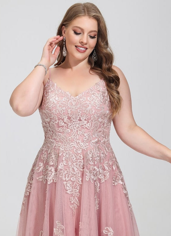 Robe de Soirée Rêve Rosé Tulle - gallery 8