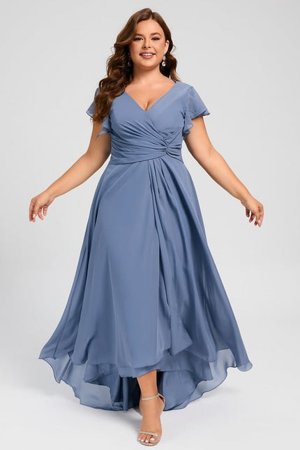 Robe de Soirée Bleu Aérien - gallery 9