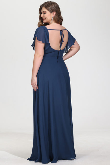 Robe de Soirée Fluide Vert Deau - gallery 7