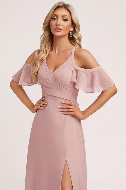 Robe de Soirée Légère Ciel - gallery 3