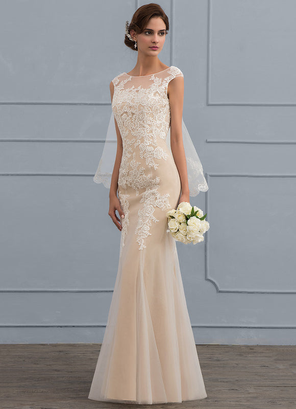 Robe de Soirée Longue Ivoire Dentelle Mariée - gallery 3
