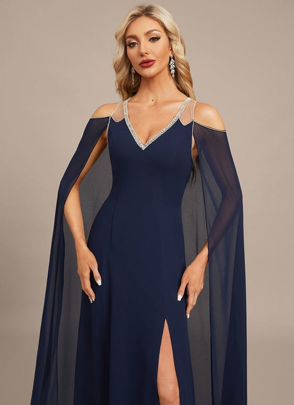 Robe de Soirée Éclat Sirène Céleste - gallery 1