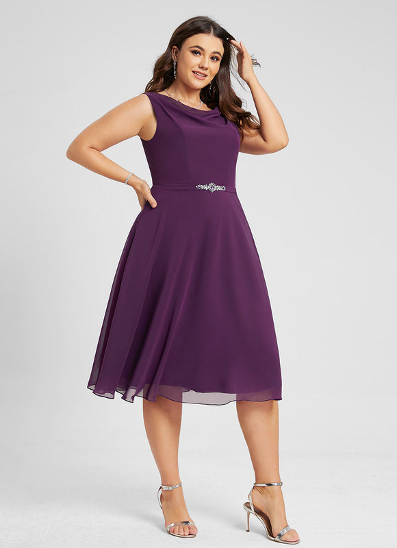 Robe de Soirée Mousseline Glamour - gallery 7