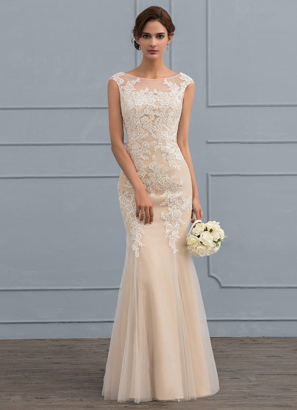 Robe de Soirée Longue Ivoire Dentelle Mariée