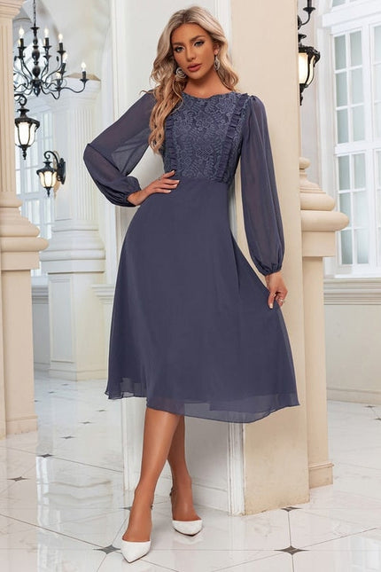 Robe de Soirée Sérénité Midi Chic - gallery 4