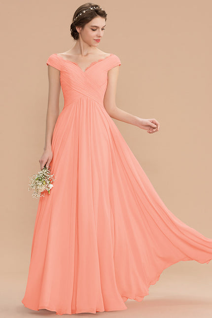 Robe de Soirée Corail Flottant - gallery 1