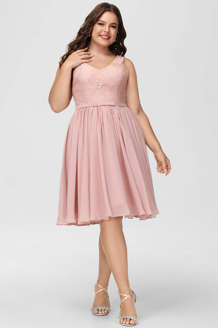 Robe de Soirée Rêve De Rose Poudrée - gallery 7