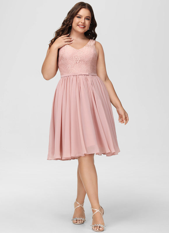 Robe de Soirée Rêve De Rose Poudrée - gallery 7