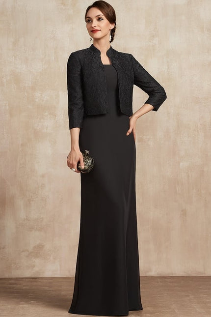 Robe de Soirée Élégance Noire Chic