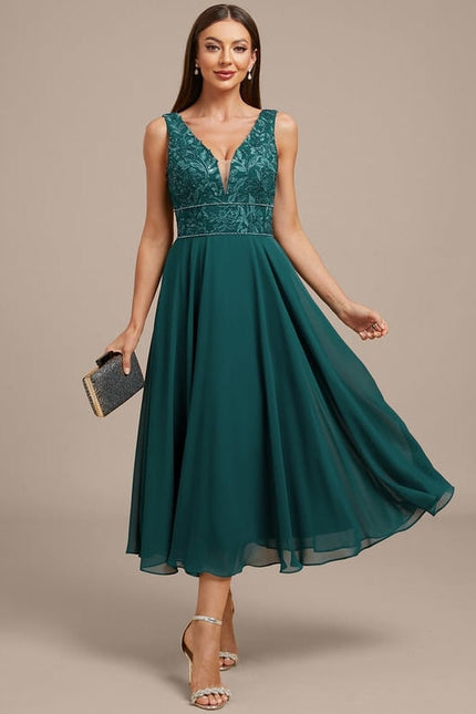 Robe de Soirée Vaporeuse Chic