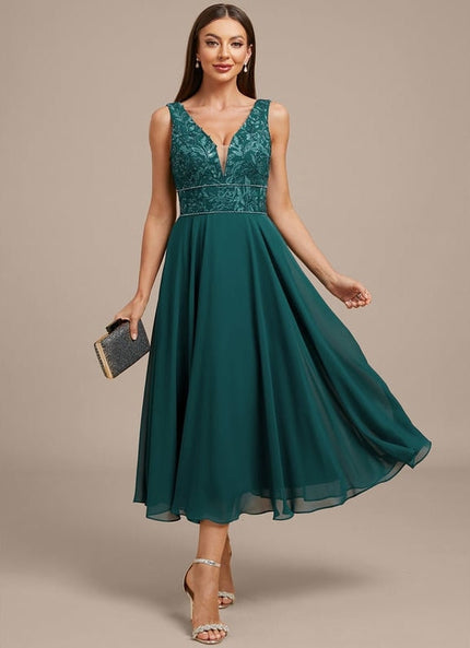 Robe de Soirée Vaporeuse Chic