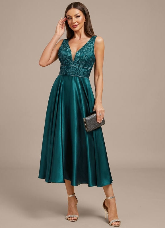 Robe de Soirée Satin Couture - gallery 4