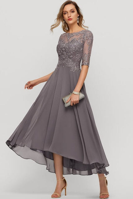 Robe de Soirée Sérénité Grise