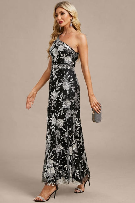 Robe de Soirée Noire Étoilée - gallery 4