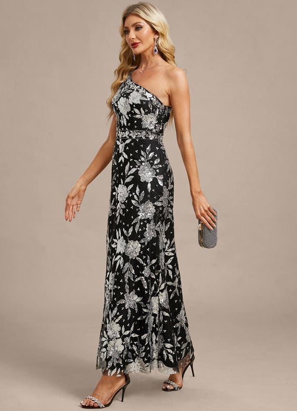 Robe de Soirée Noire Étoilée - gallery 4