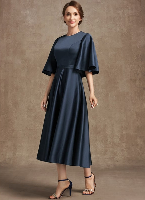 Robe de Soirée Nuit Étoilée Satin - gallery 3