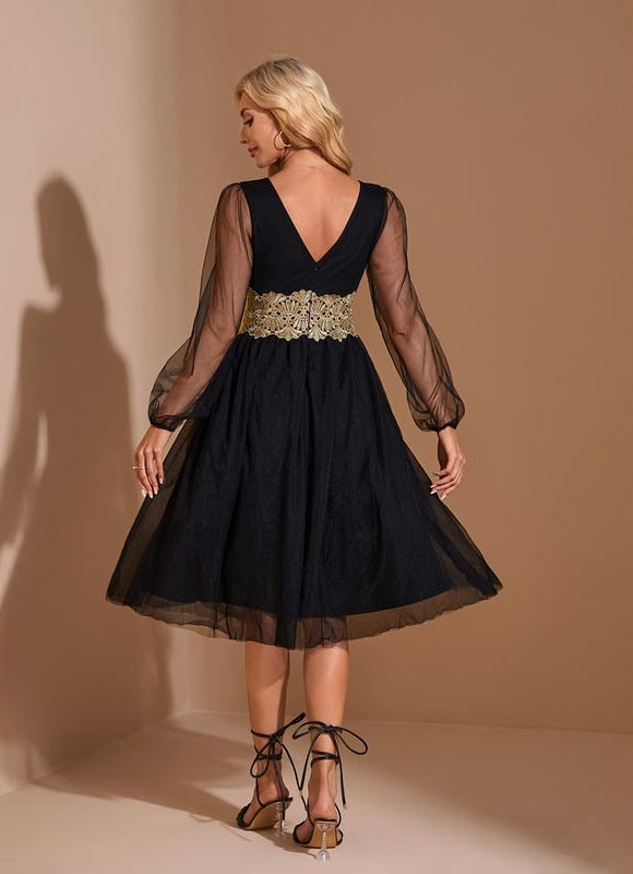 Robe de Soirée Tulle Élégante - gallery 1