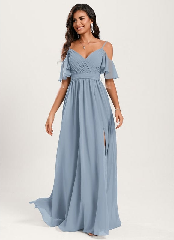 Robe de Soirée Légère Ciel - gallery 5