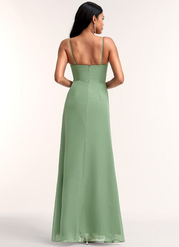 Robe De Soirée En Mousseline - gallery 4