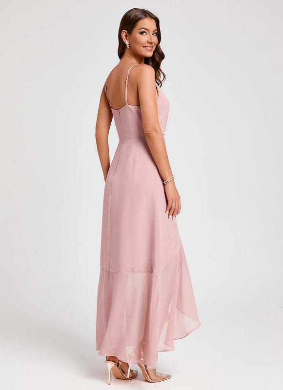 Robe De Soirée Rose Poudrée - gallery 4
