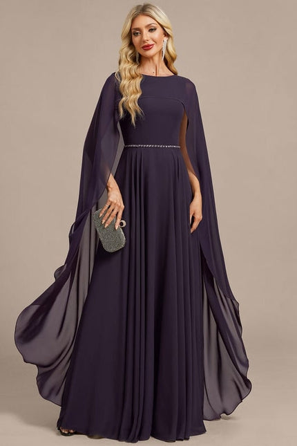 Robe de Soirée Mousseline Élégante - gallery 4