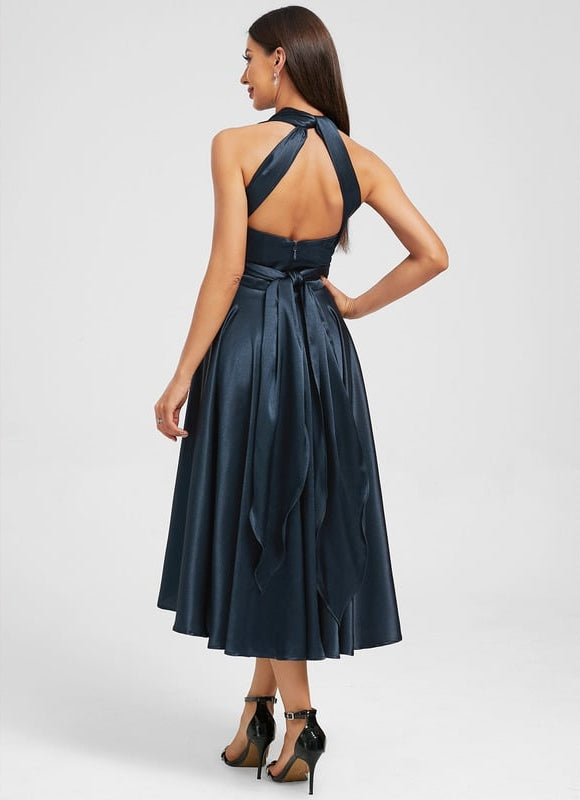 Robe de Soirée Décolleté Fluide - gallery 5