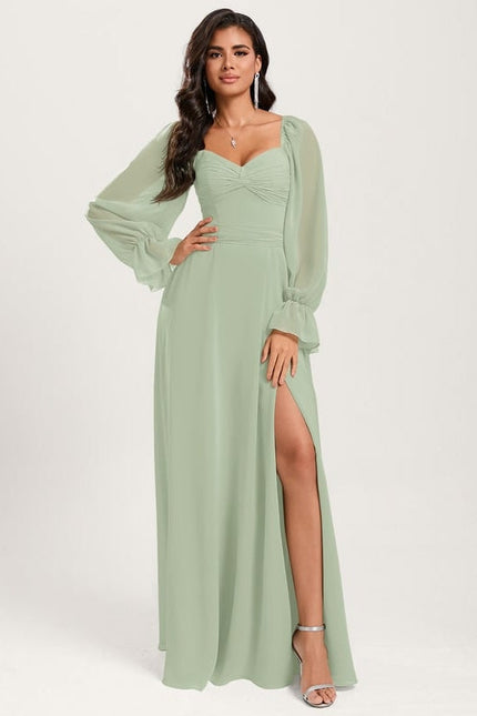 Robe de Soirée Émeraude Aérienne - gallery 4