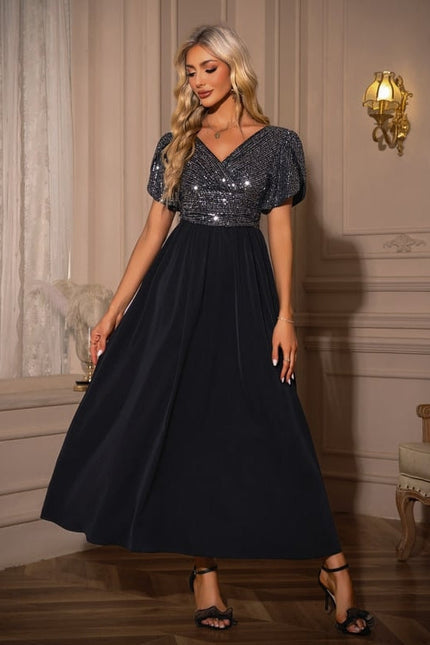 Robe de Soirée Maxi Pailletée - gallery 4