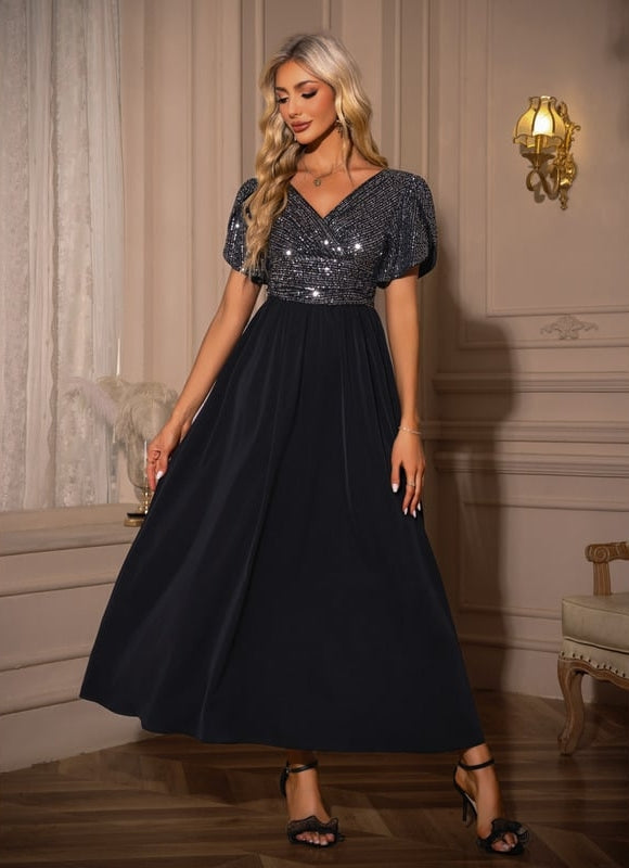 Robe de Soirée Maxi Pailletée - gallery 4