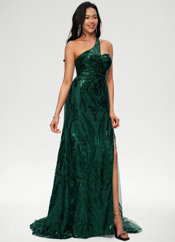 Robe de Soirée Éclat Végétal - gallery 1