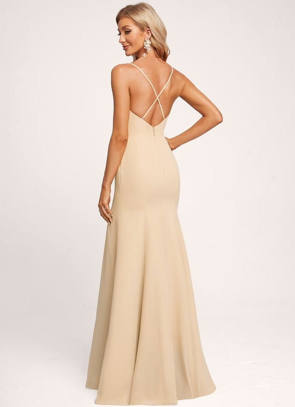 Robe de Soirée Sable Chic - gallery 2