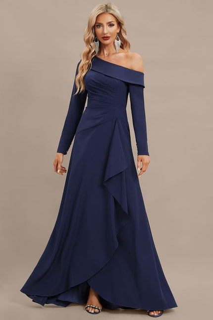 Robe de Soirée Élégance Indigo Fluidité - gallery 2