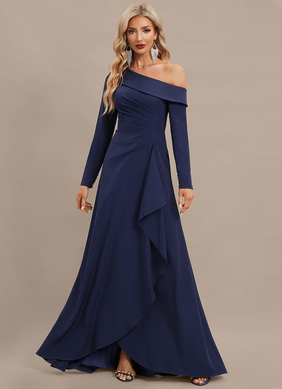 Robe de Soirée Élégance Indigo Fluidité - gallery 2