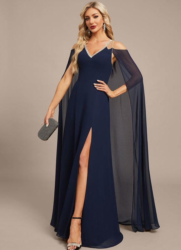 Robe de Soirée Éclat Sirène Céleste - gallery 3